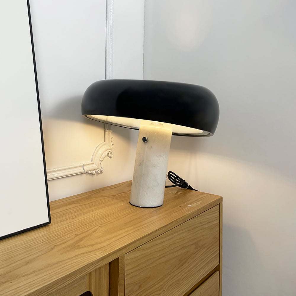 Kendrivol | Domed Silhouette Italian Marble Accent Table Lamp