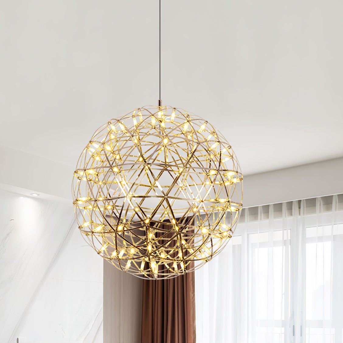 Olysian | Luxury Spherical Starburst Pendant Light