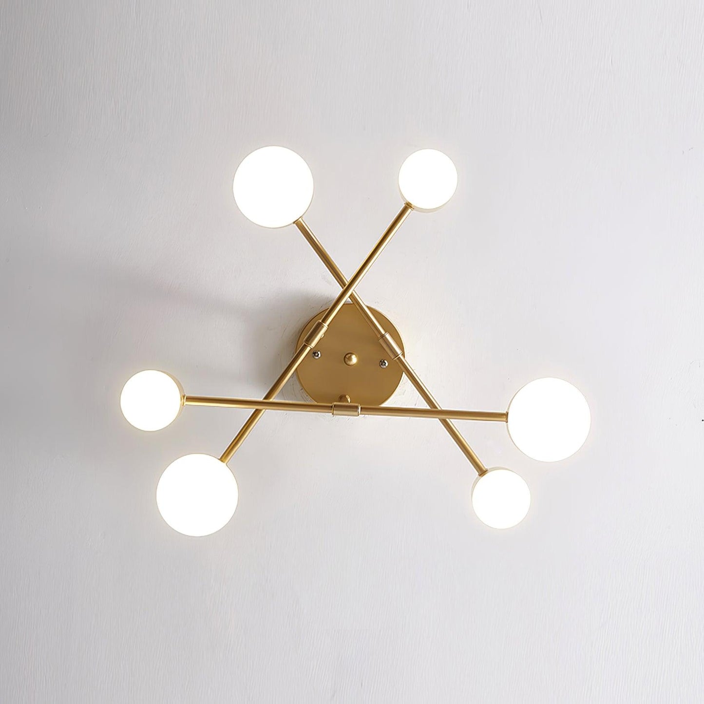 Lyrixen | Minimalist Acrylic Geometric Sputnik Ceiling Light
