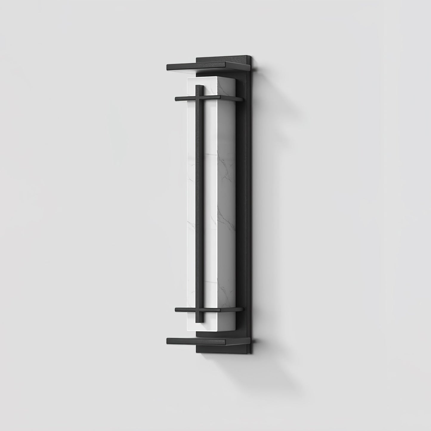 Rayen | Modern Square Alabaster Waterproof Outdoor Wall Light