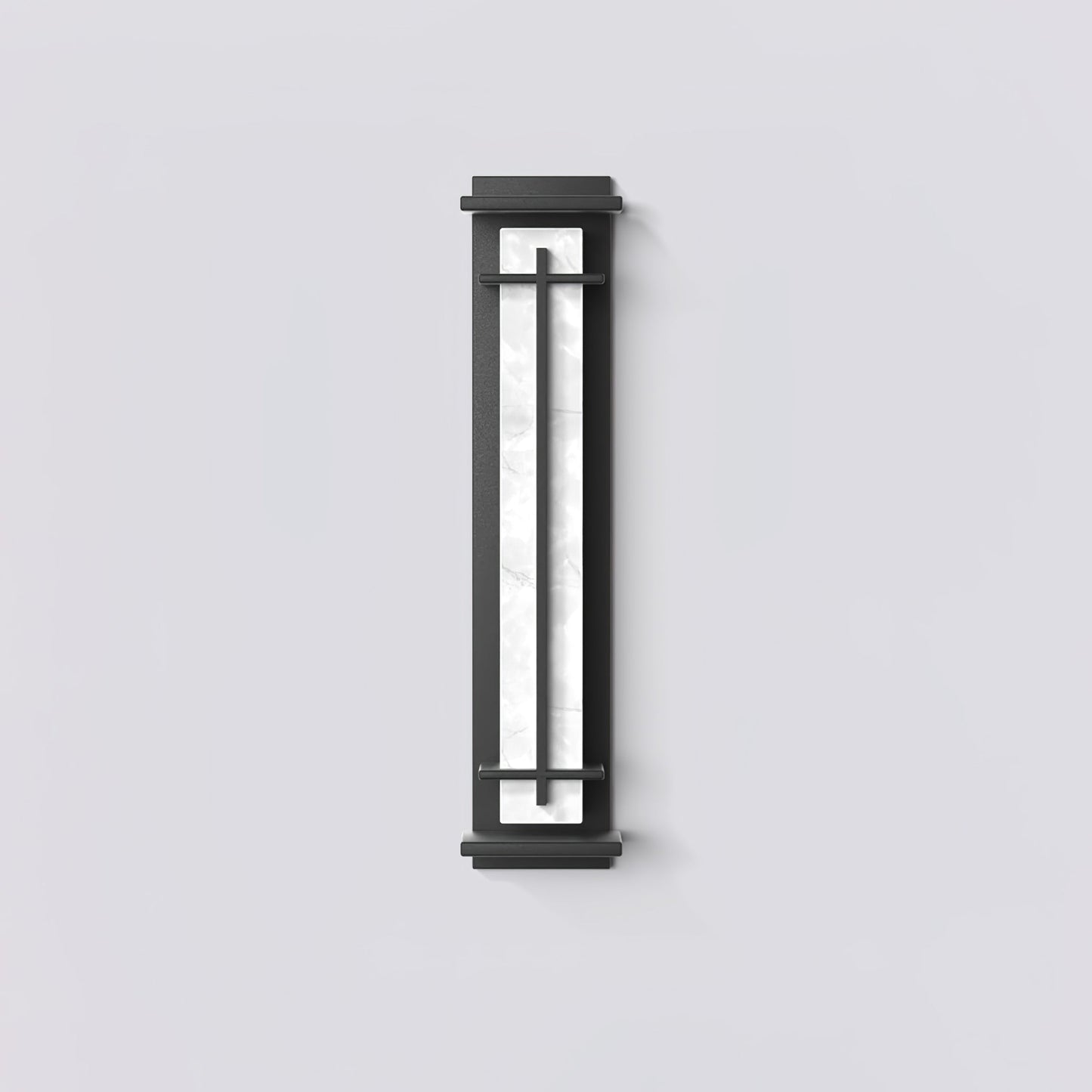 Rayen | Modern Square Alabaster Waterproof Outdoor Wall Light