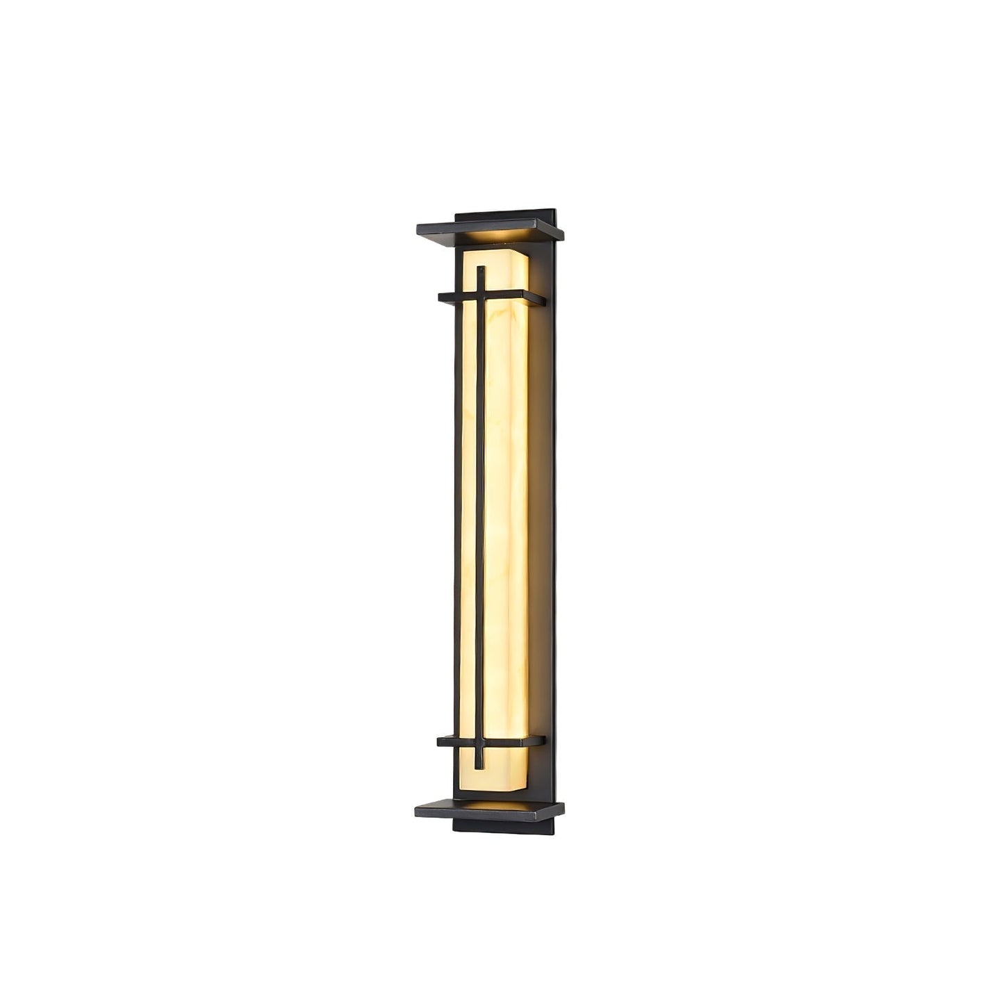 Rayen | Modern Square Alabaster Waterproof Outdoor Wall Light