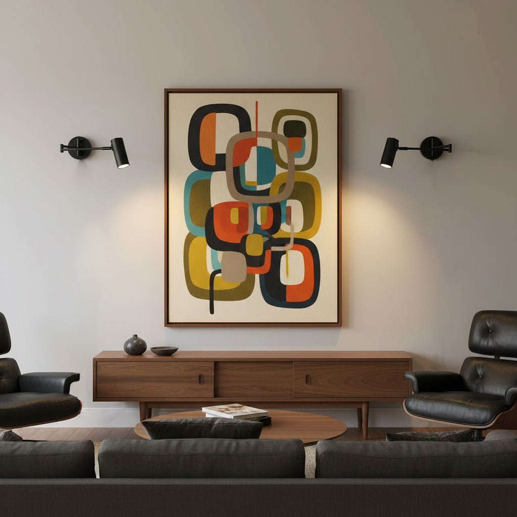 Mondorim | Linear Minimalist Geometric Adjustable Swing Arm Wall Light