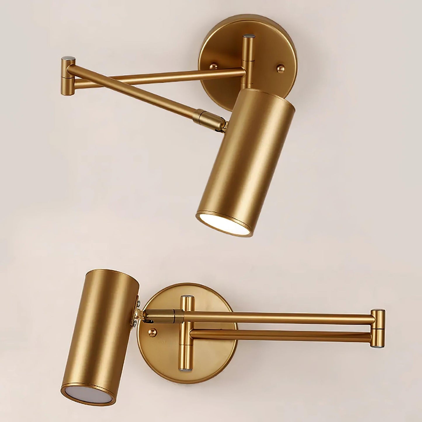 Mondorim | Linear Minimalist Geometric Adjustable Swing Arm Wall Light