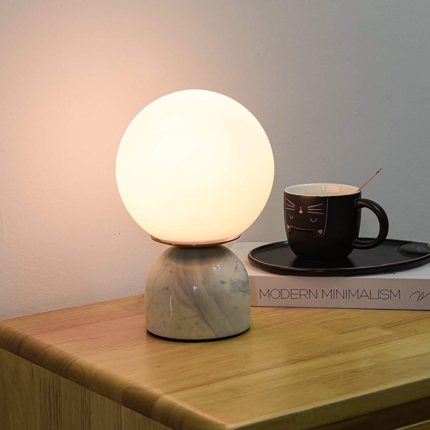 Kendroct | Minimalist Luminous Orb Accent Table Lamp