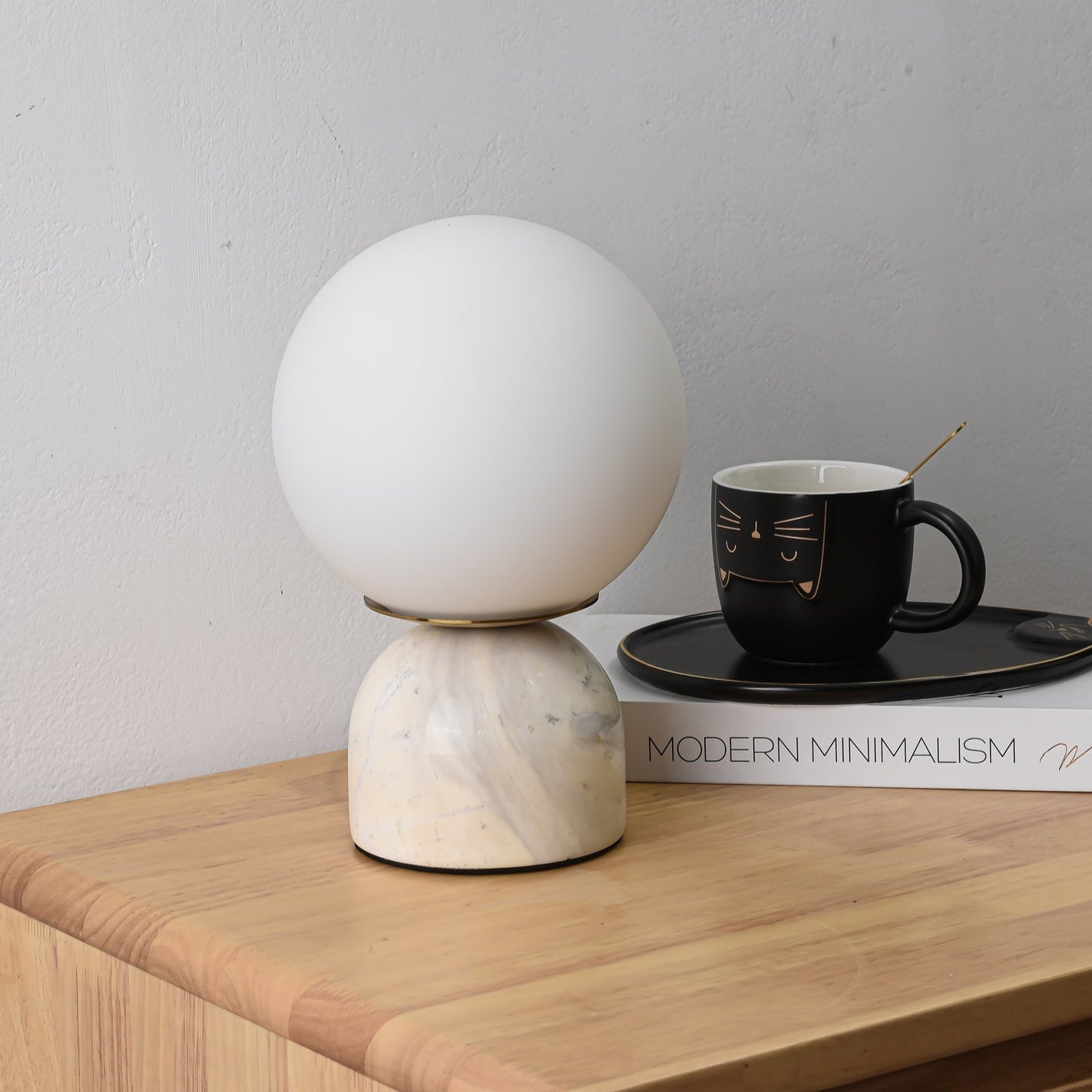 Kendroct | Minimalist Luminous Orb Accent Table Lamp
