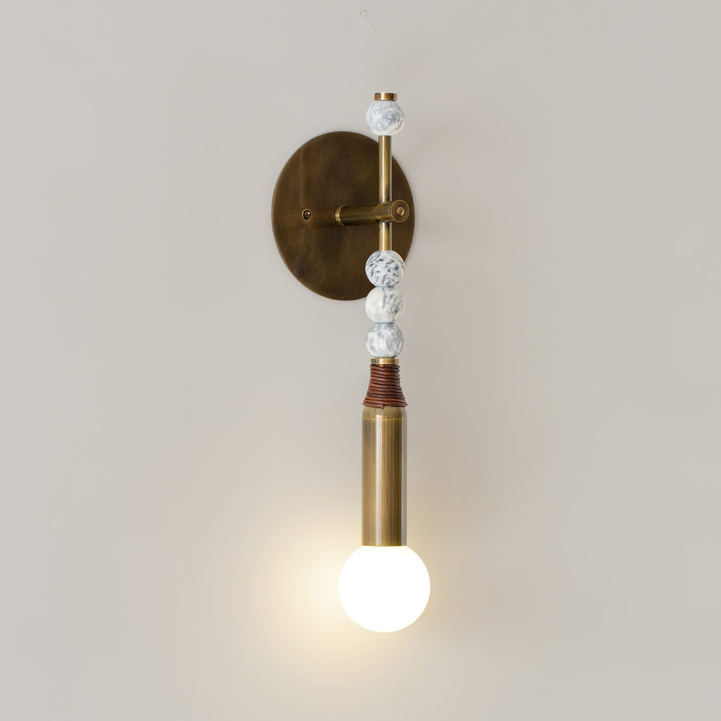 Mirathen | Sculptural Pierced Marble Sconce Wall Light