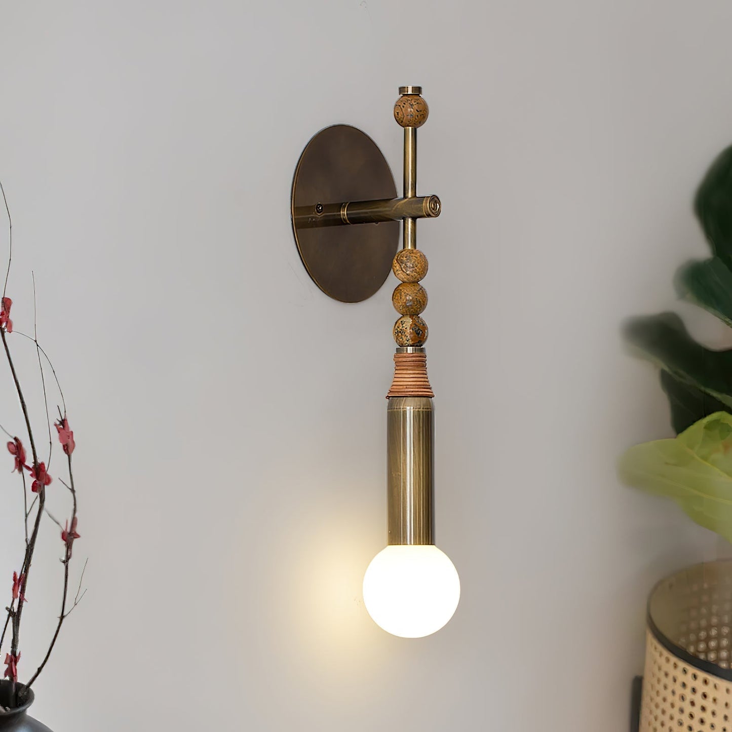 Mirathen | Sculptural Pierced Marble Sconce Wall Light