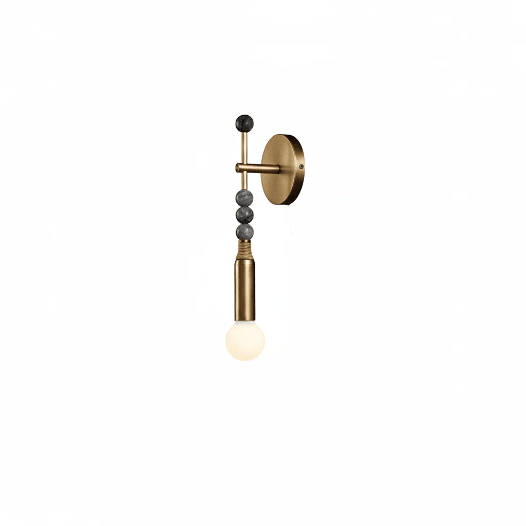 Mirathen | Sculptural Pierced Marble Sconce Wall Light