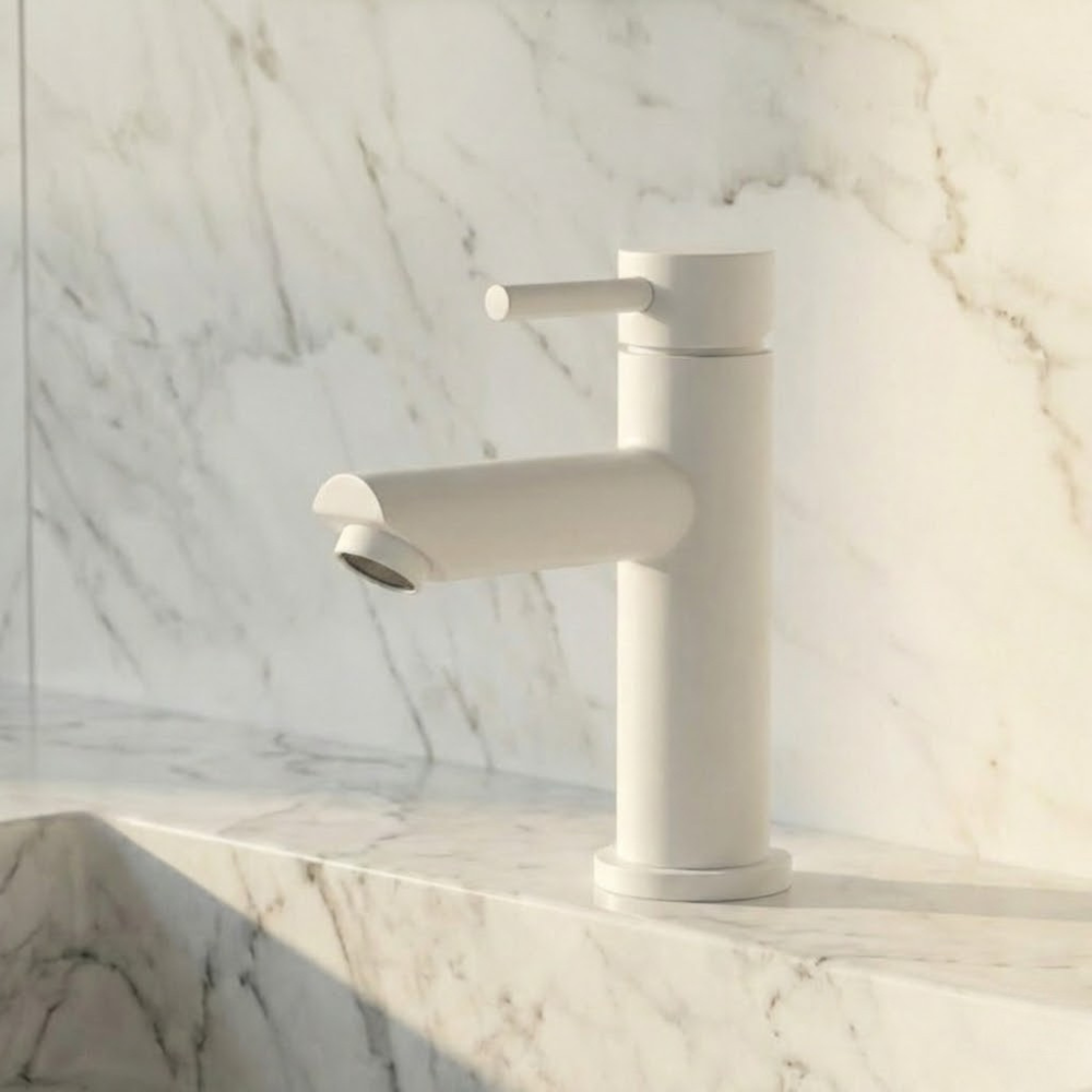 Calia | Modern Monobloc Bathroom Basin Mixer Tap with Aerator