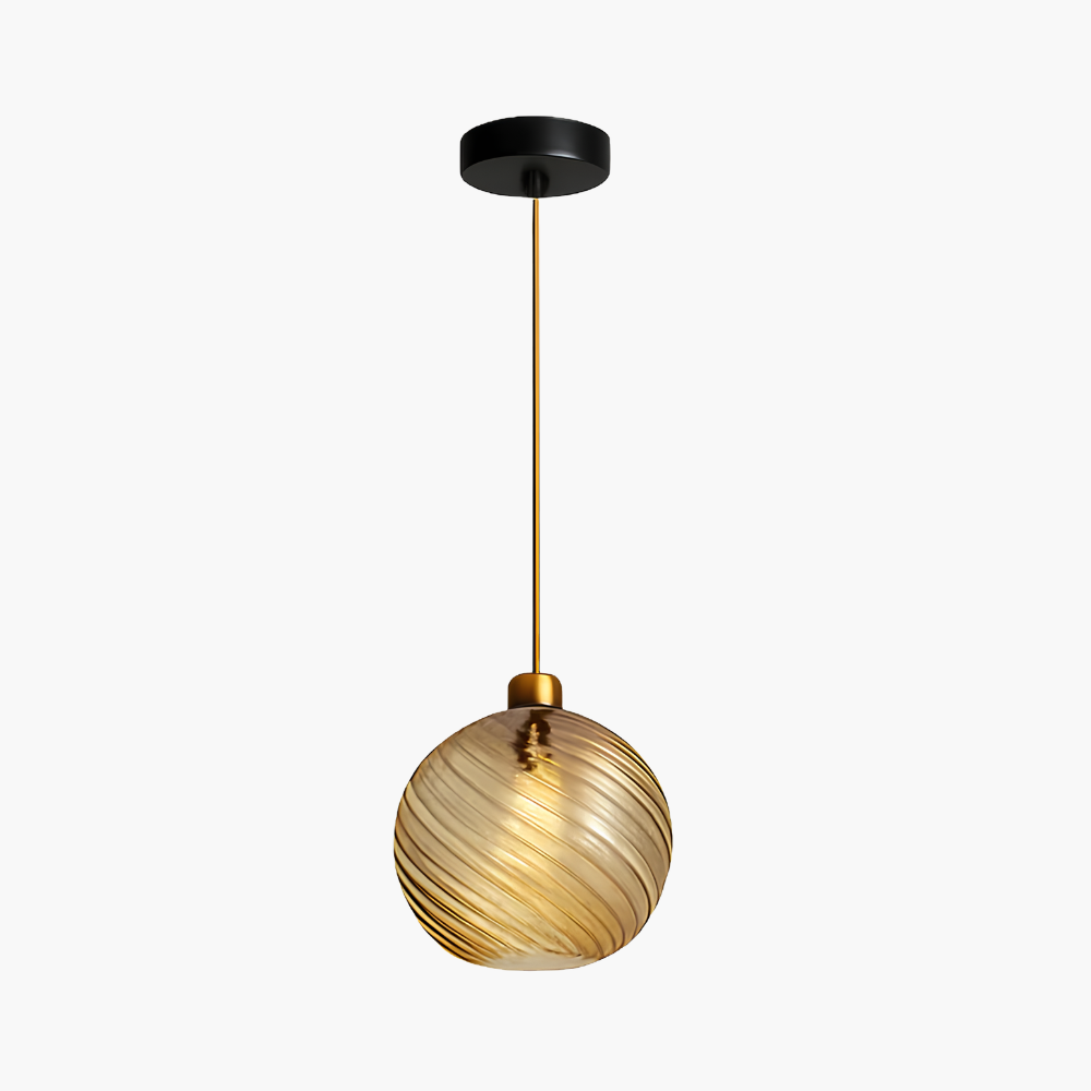 Vaelisore | Water Ripple Textured Glass Pendant Light