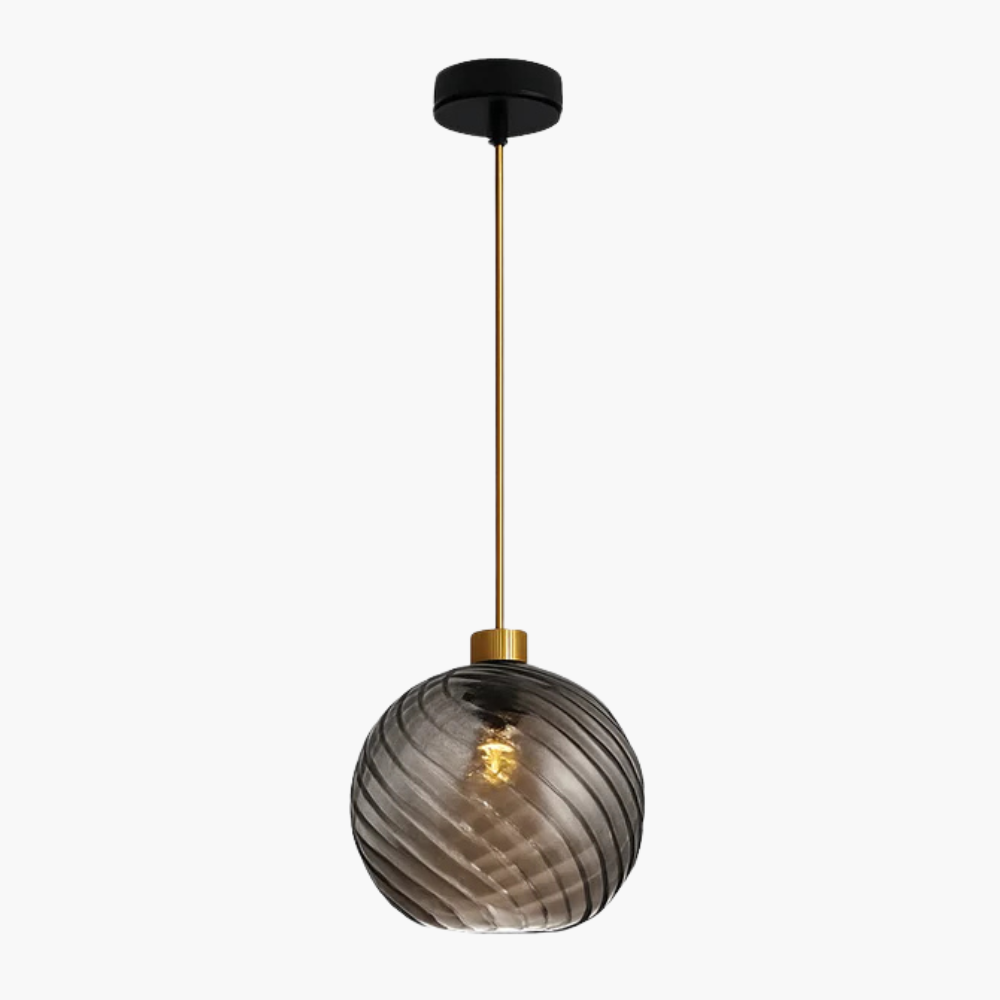 Vaelisore | Water Ripple Textured Glass Pendant Light