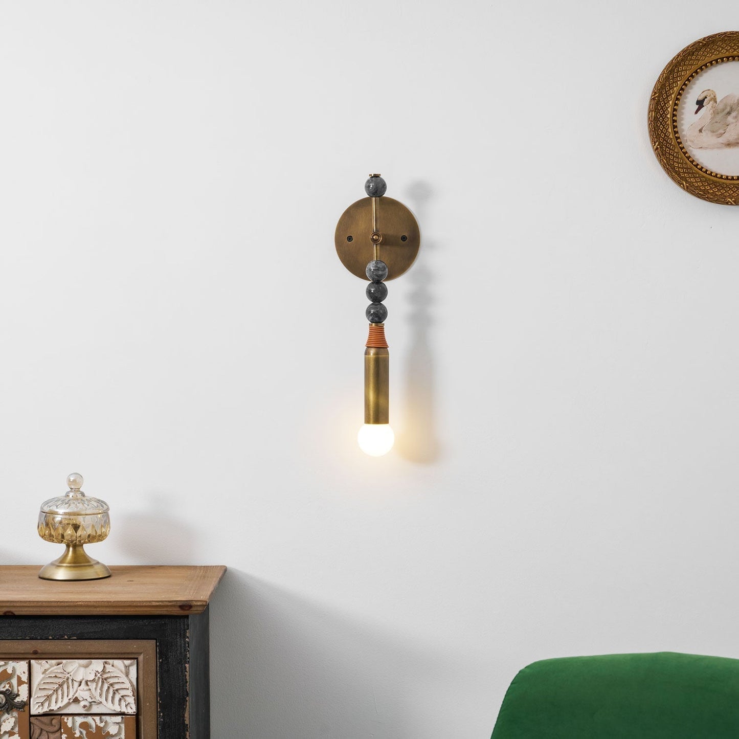 Mirathen | Sculptural Pierced Marble Sconce Wall Light