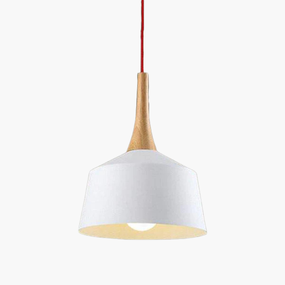 Valenthia | Nordic Dome Timber Accent Pendant Light