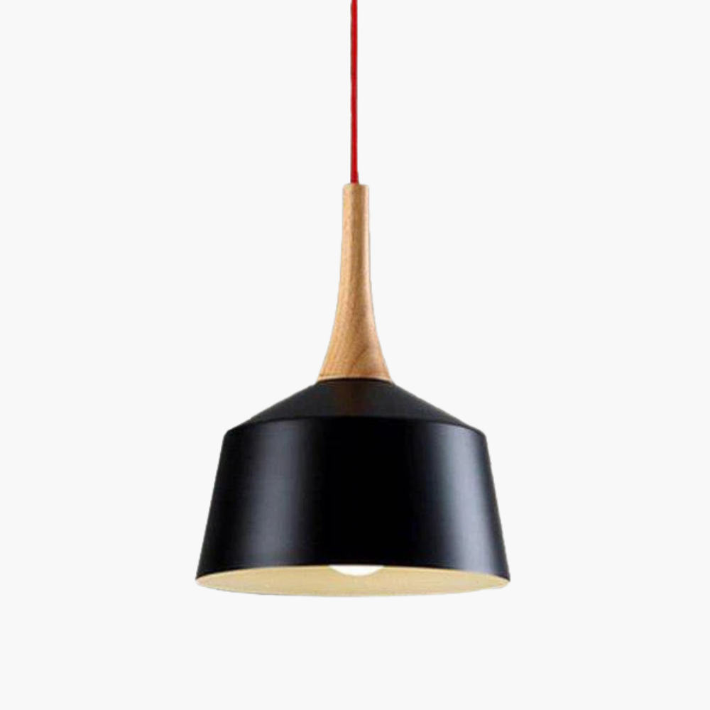 Valenthia | Nordic Dome Timber Accent Pendant Light