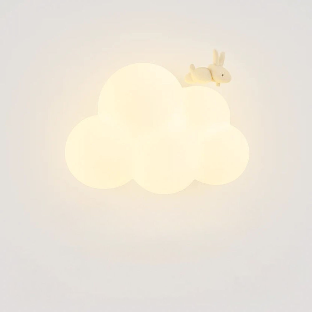 Vantessy | Stylized Geometric Animal Profile Kids Bedside Wall Light