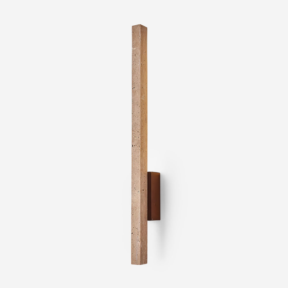 Aeryss | Linear Architectural Travertine Stone Wall Light Sconce
