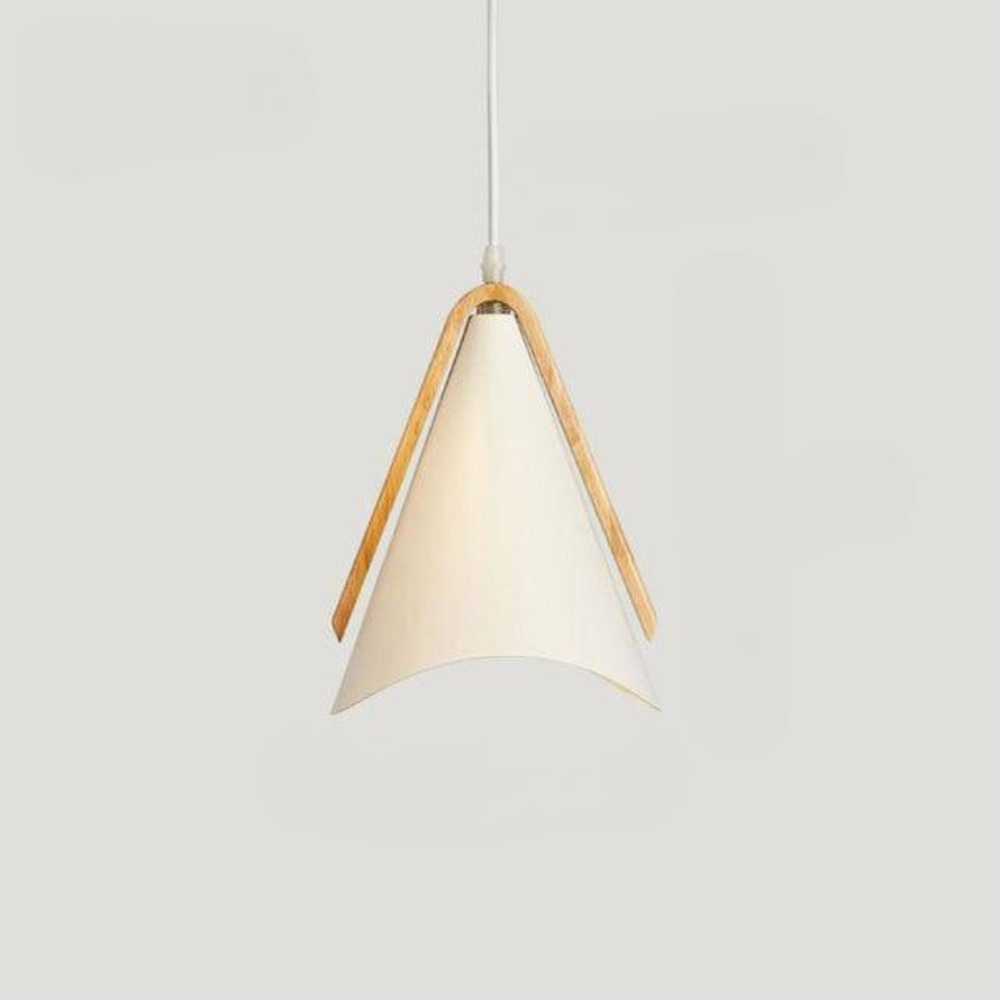 Veldoran | Nordic Tapered Timber and Iron Pendant Light