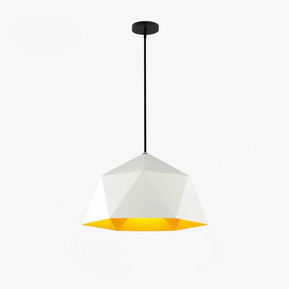Verovei | Modern Geometric Diamond Cage Metal Pendant Light