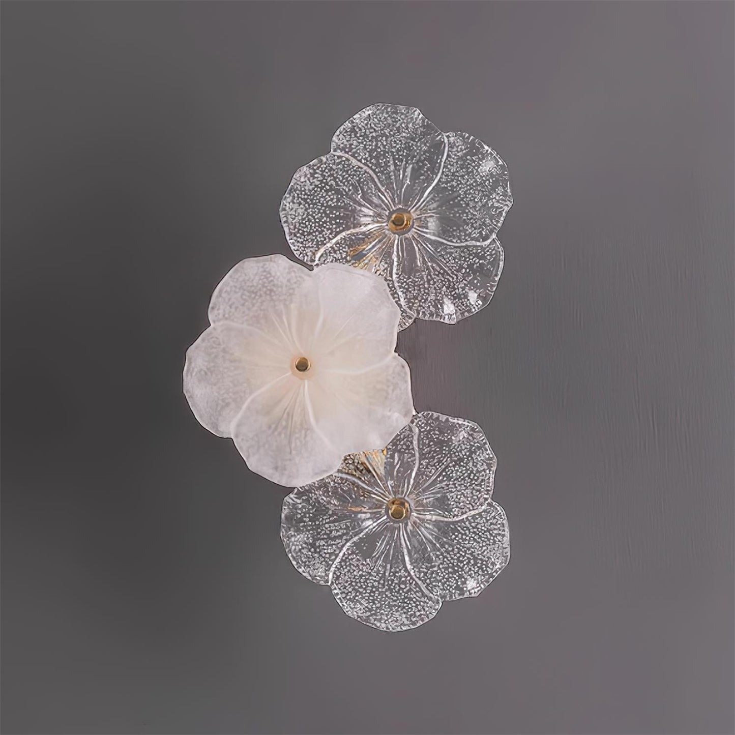 Erislys | Botanical Bloom Sculptural Glass Petal Wall Light