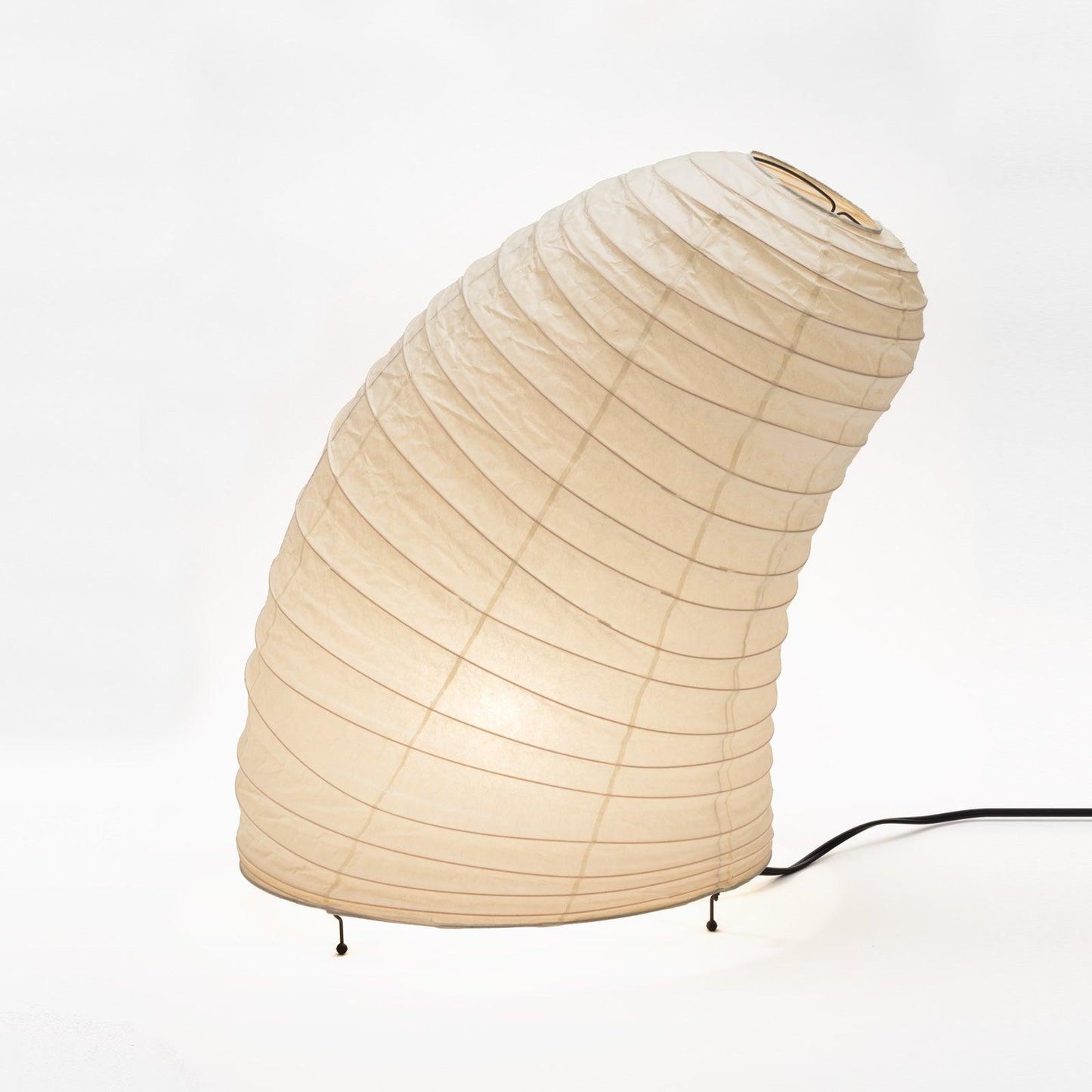 Kryntaleo | Japanese Ribbed Bamboo Silhouette Oriental Accent Table Lamp