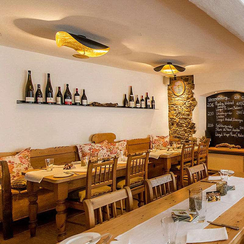 Elnari | Sculpted Leaf Silhouette Modern Pendant Ceiling Light