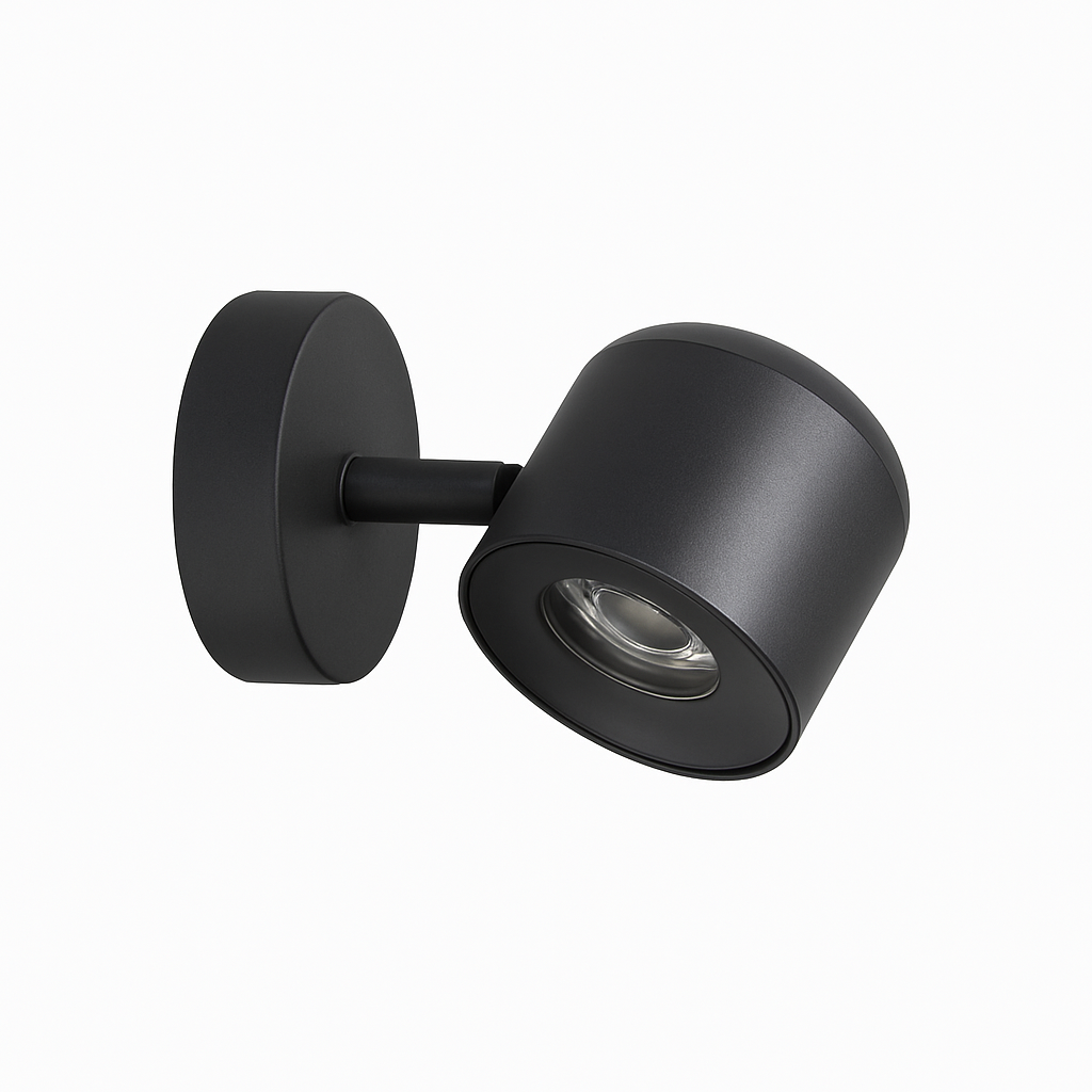 Mistralle | Modern Revolving Sculptural Matte Swivel Wall Light