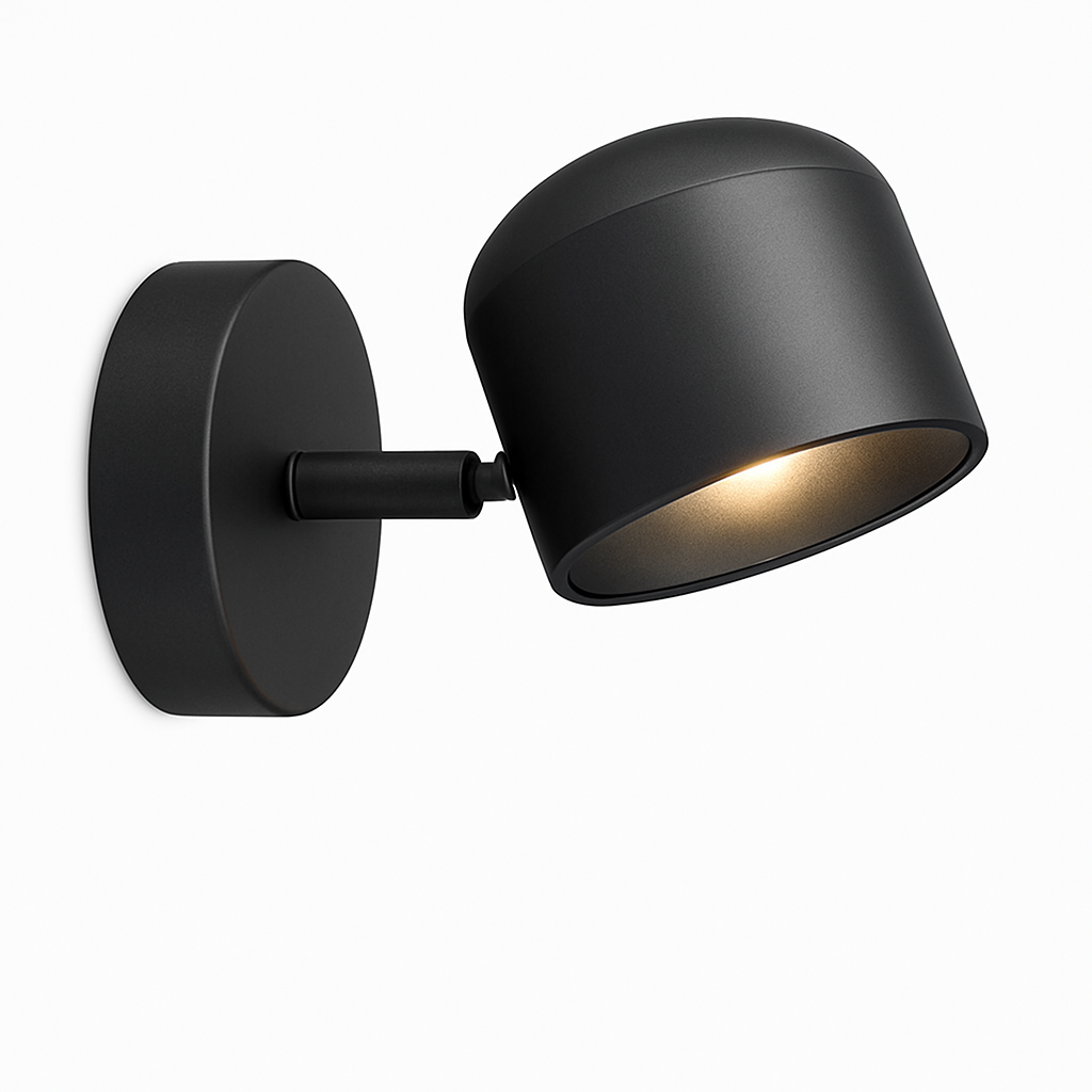 Mistralle | Modern Revolving Sculptural Matte Swivel Wall Light