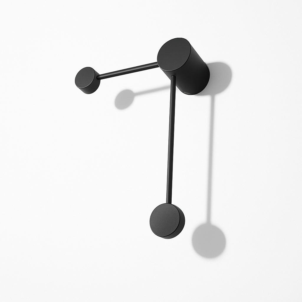 Varinthe | Minimalist Artistic Dots Metal Wall Light Fixture