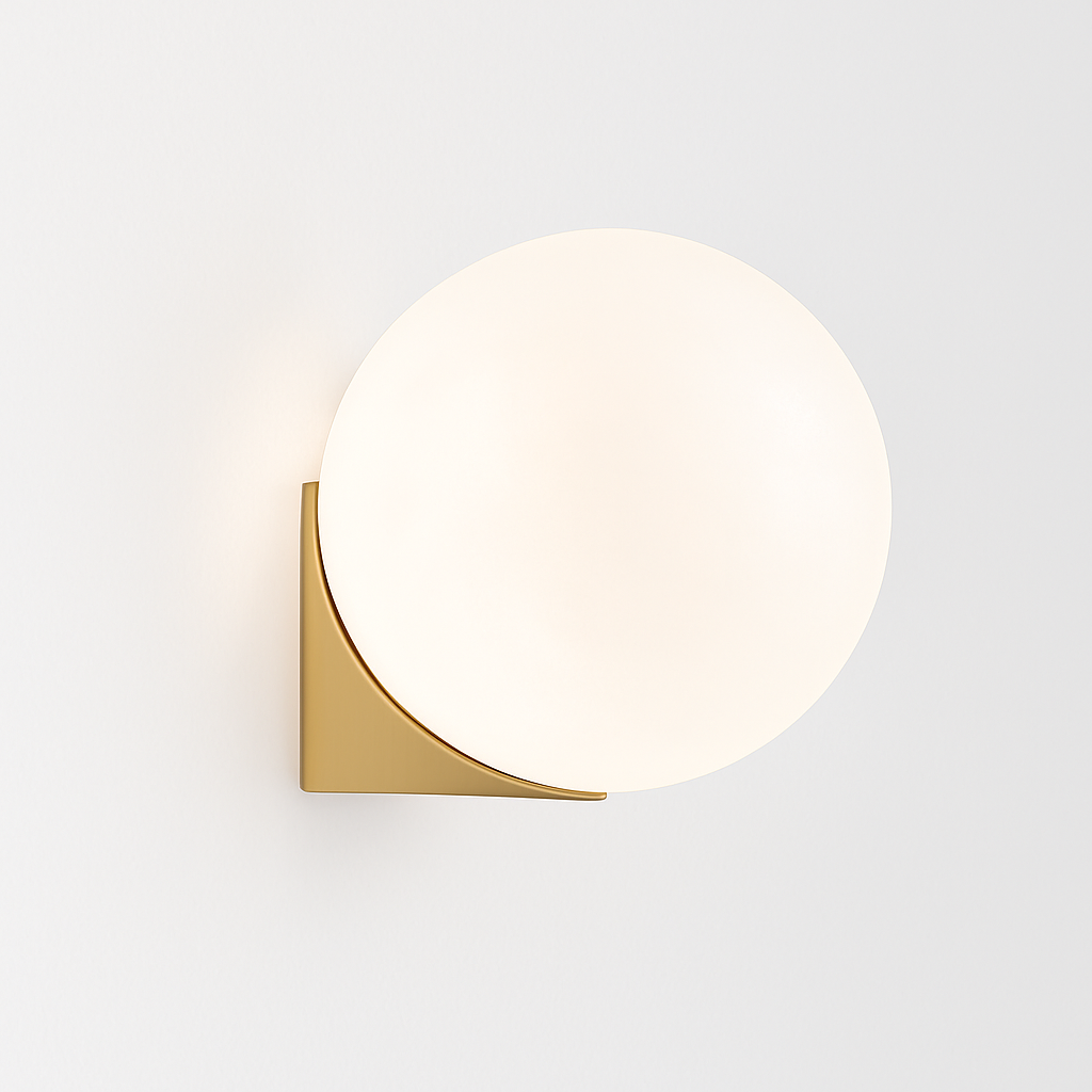 Krythium | Architectural Clear Globe Artistic Wall Light