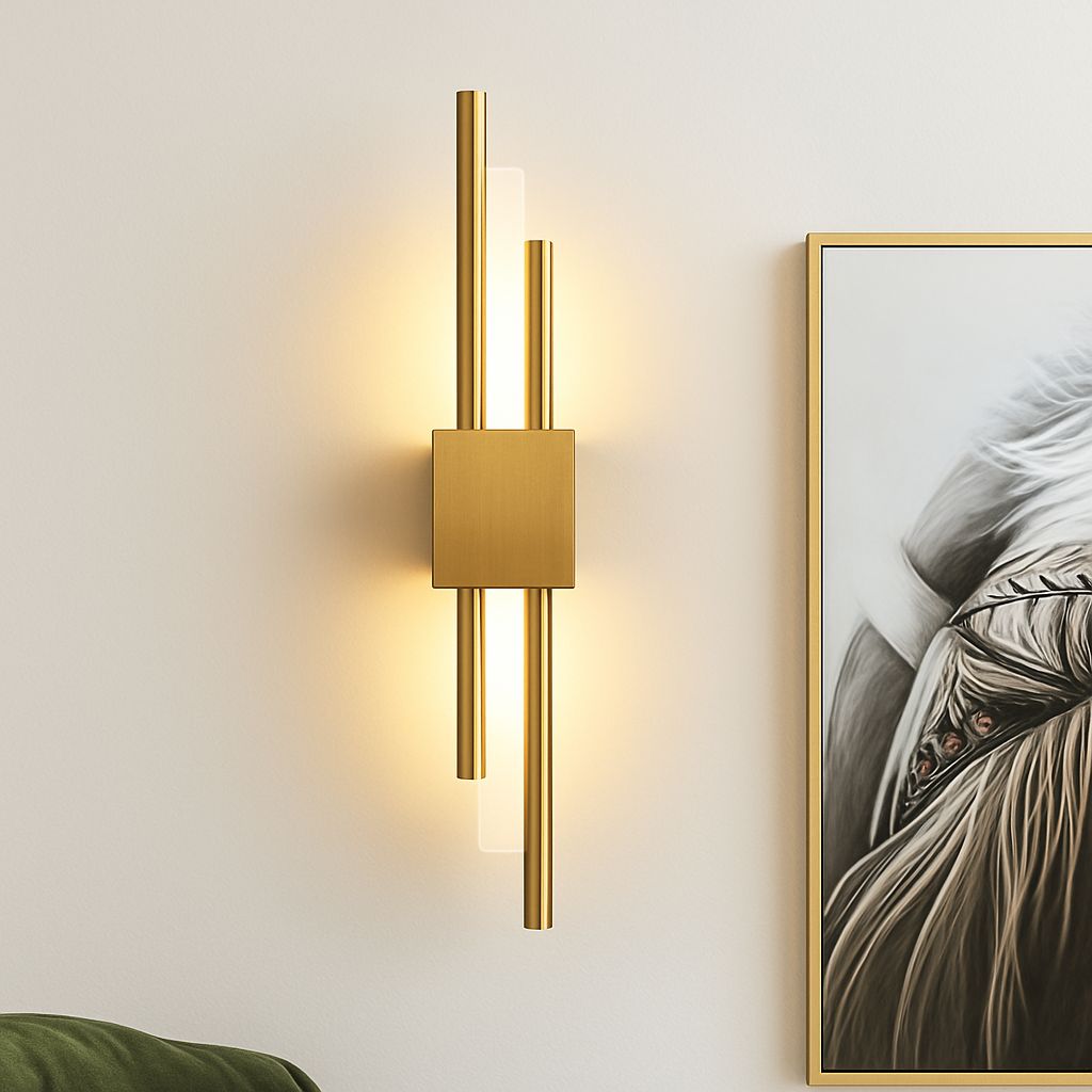 Zyrmion | Slim Vertical Modern Metal Bar Decorative Wall Light