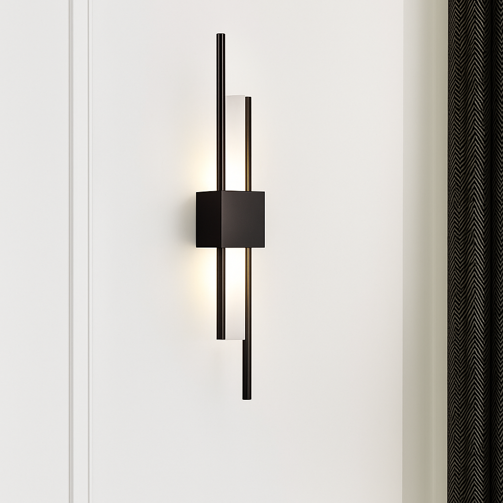 Zyrmion | Slim Vertical Modern Metal Bar Decorative Wall Light