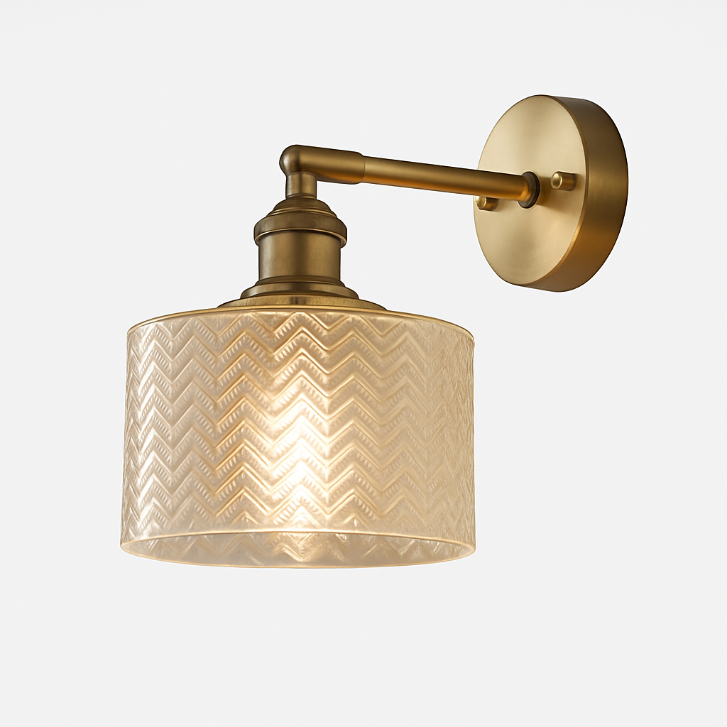 Zyphorin | Nordic Retro Glass Shade Modern Wall Light
