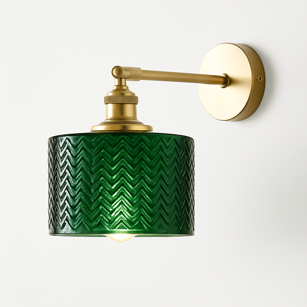 Zyphorin | Nordic Retro Glass Shade Modern Wall Light