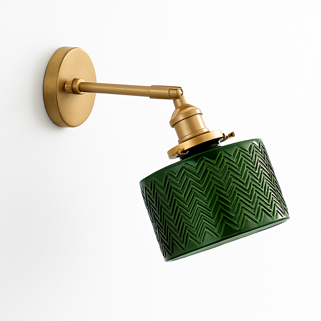 Zyphorin | Nordic Retro Glass Shade Modern Wall Light