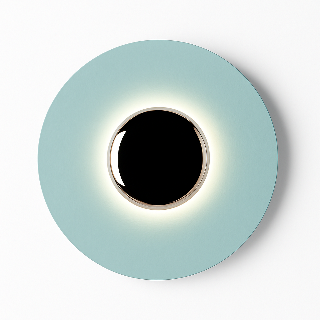 Verloni | Minimalist Disc Metal Decorative Design Wall Light