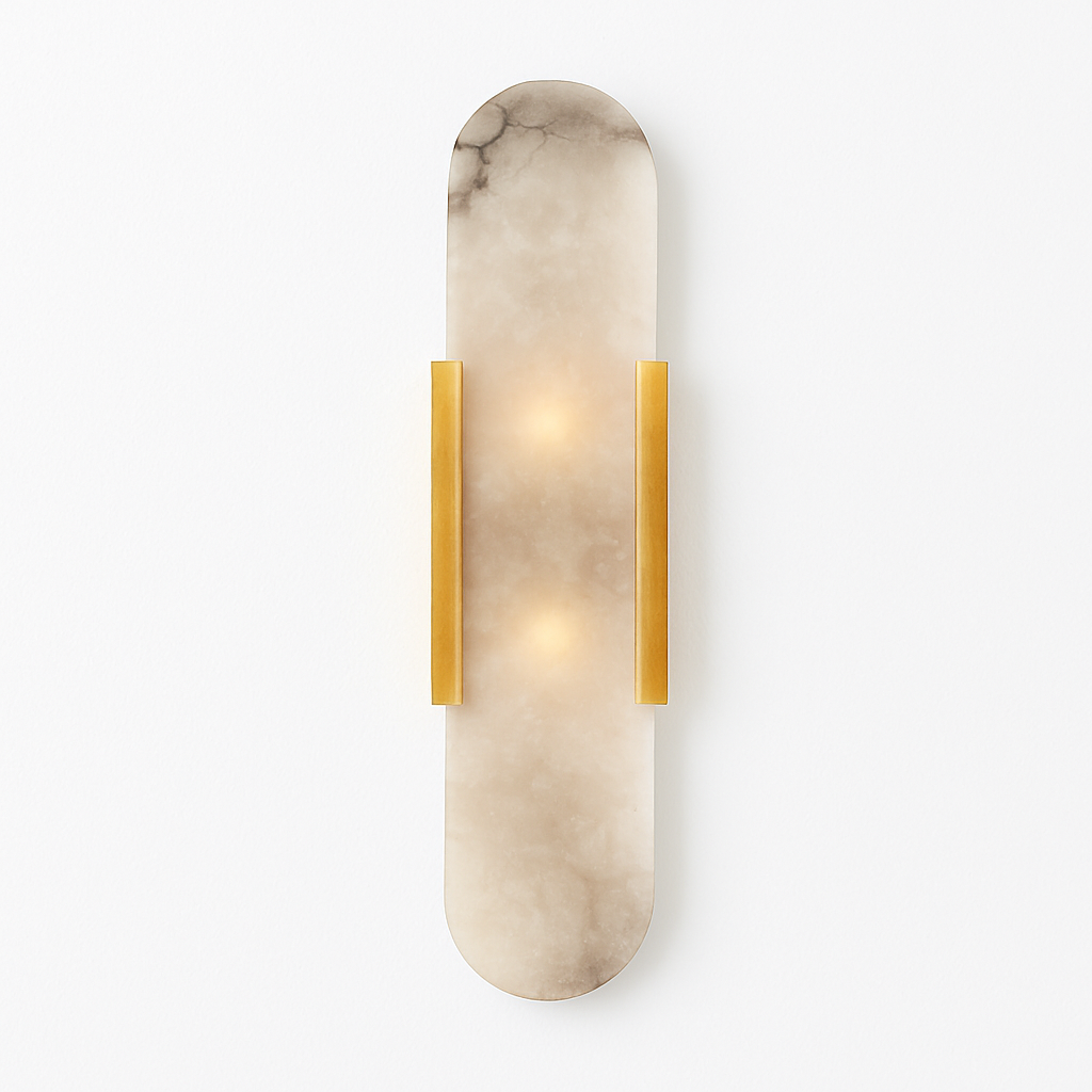 Luvidior | Spherical Marble Plate Architectural Wall Light