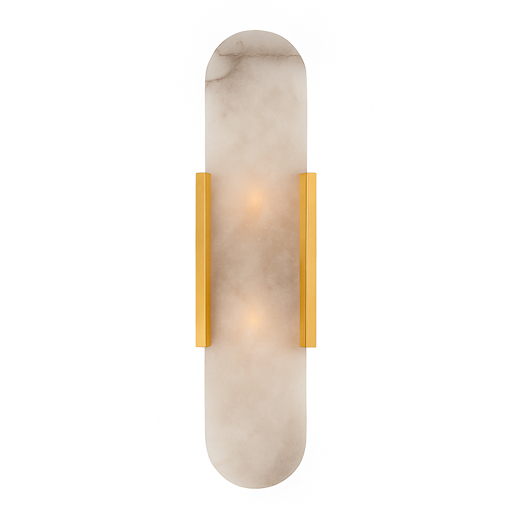 Luvidior | Spherical Marble Plate Architectural Wall Light