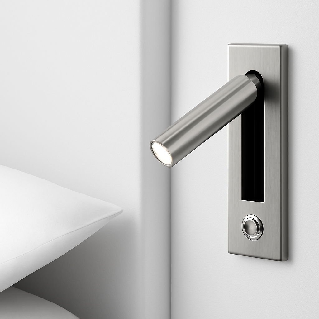 Virello | Minimalist Recessed Square Reading Wall Light Lamp