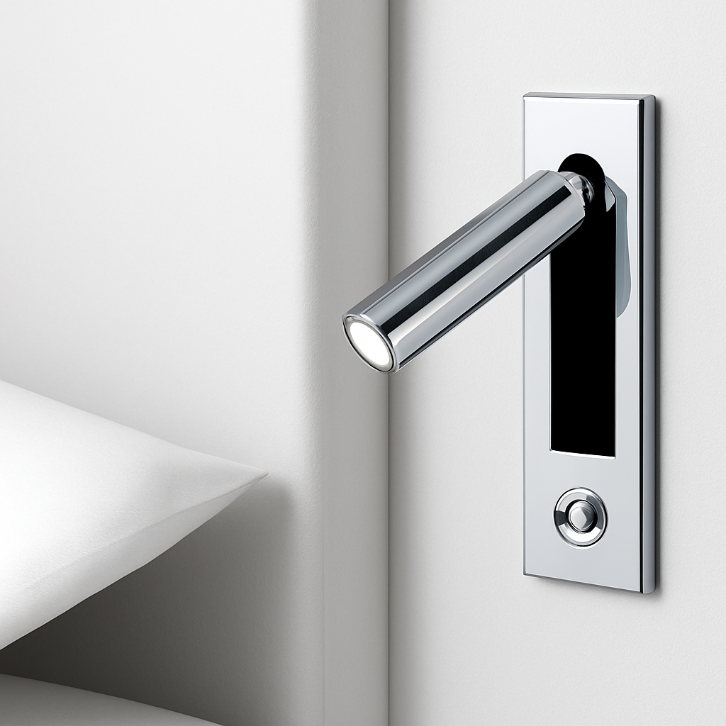 Virello | Minimalist Recessed Square Reading Wall Light Lamp
