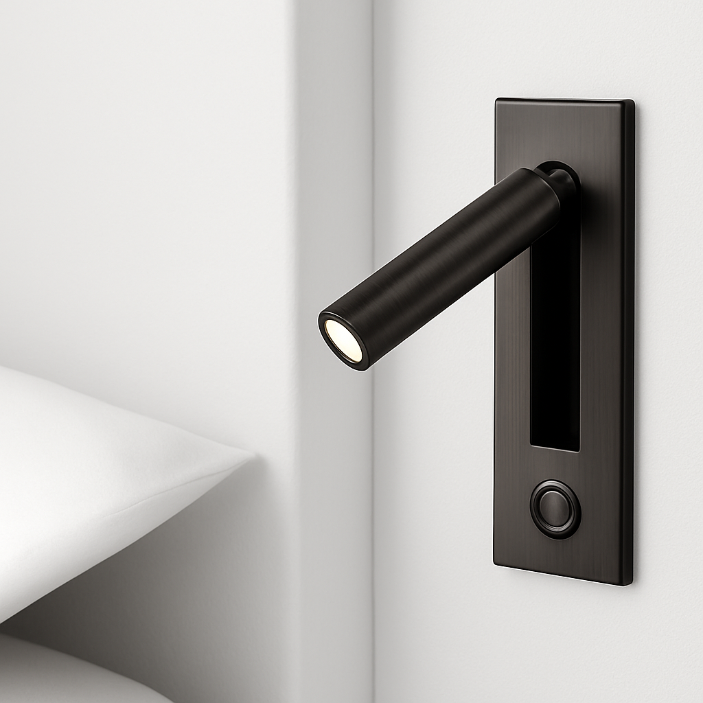 Virello | Minimalist Recessed Square Reading Wall Light Lamp
