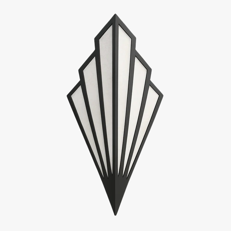 Veltrium | Modern Geometric Triangle LED Metal Wall Light