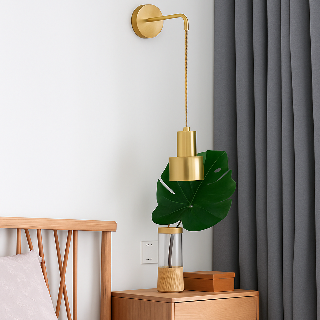 Lumorex | Modern Pendant Style Metal Wall Sconce Light