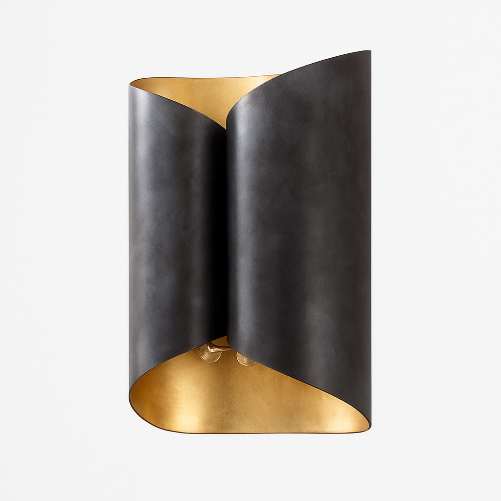 Kensivara | Spiraled Abstract Geometry Artistic Wall Light