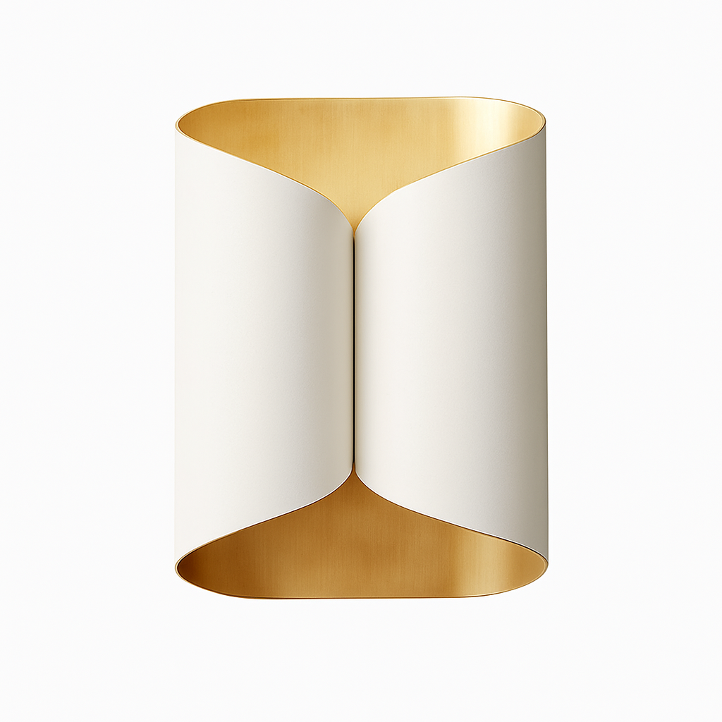 Kensivara | Spiraled Abstract Geometry Artistic Wall Light