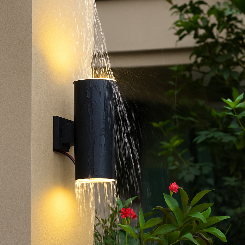 Zandorim | Minimalist Linear Column Up Down Outdoor Wall Light