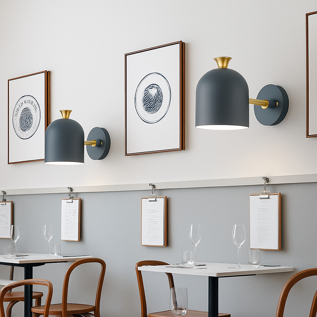 Elvario | Modern Rounded Adjustable Colorful Shade Wall Light