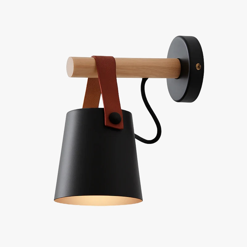 Velvoryn | Modern LED Wall Light With Hanging Shade