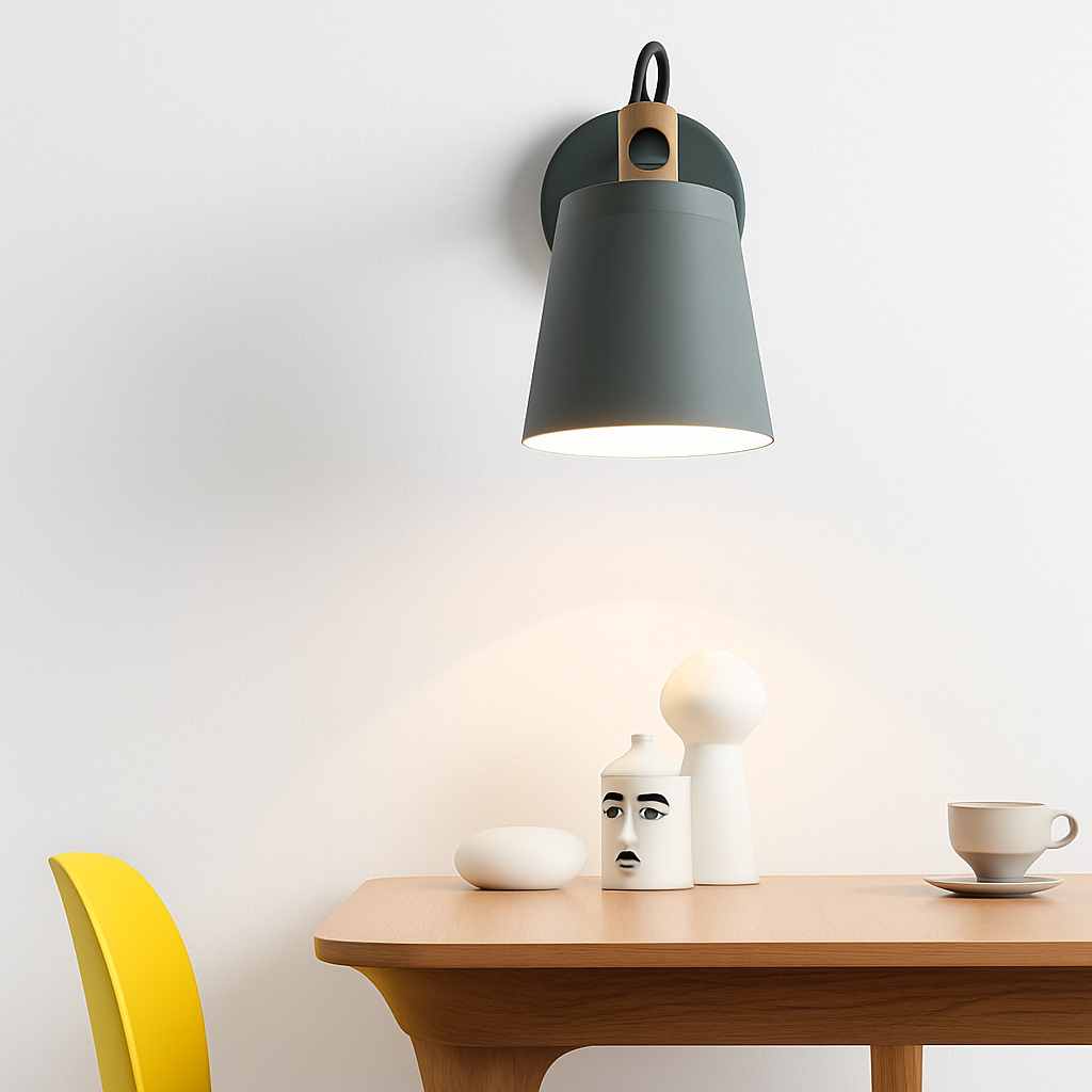 Vyrindo | Modern Nordic LED Wood Metal Wall Light
