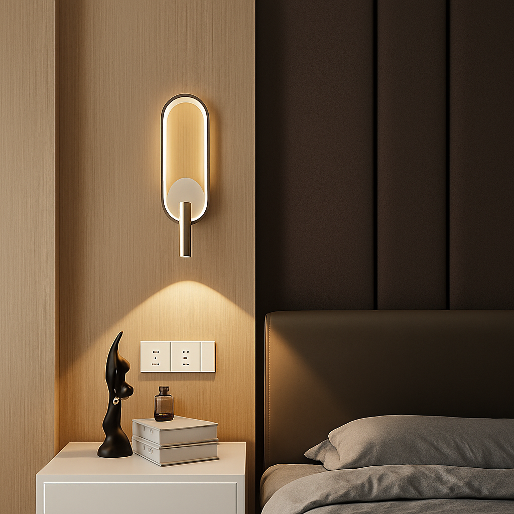 Variven | Rotating Minimalist Reading Wall Light With Reading Spotlight